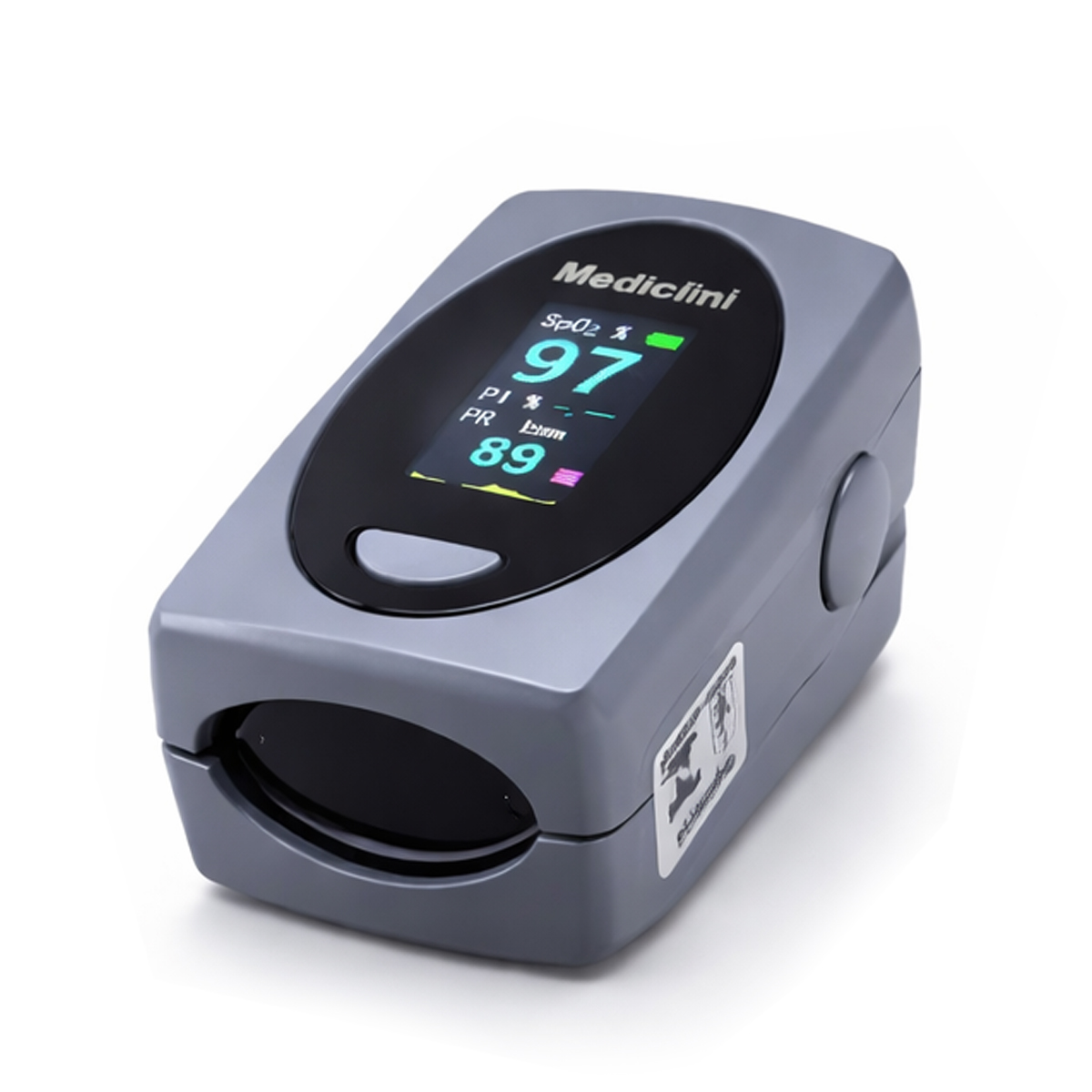 Oxímetro de Dedo Portátil Mediclini Color LT-F20