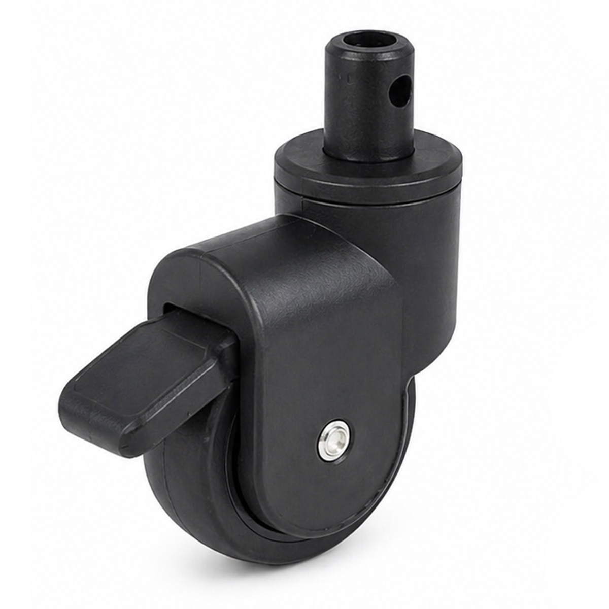 Rodízio para Cadeira de Banho D30 D40 D45 D50 Preto Dellamed