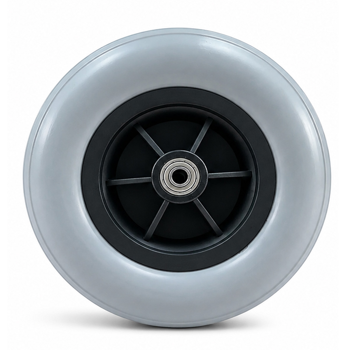 Roda Dianteira Pneu Maciço 200x50 Aro 8 para Cadeira De Rodas Und