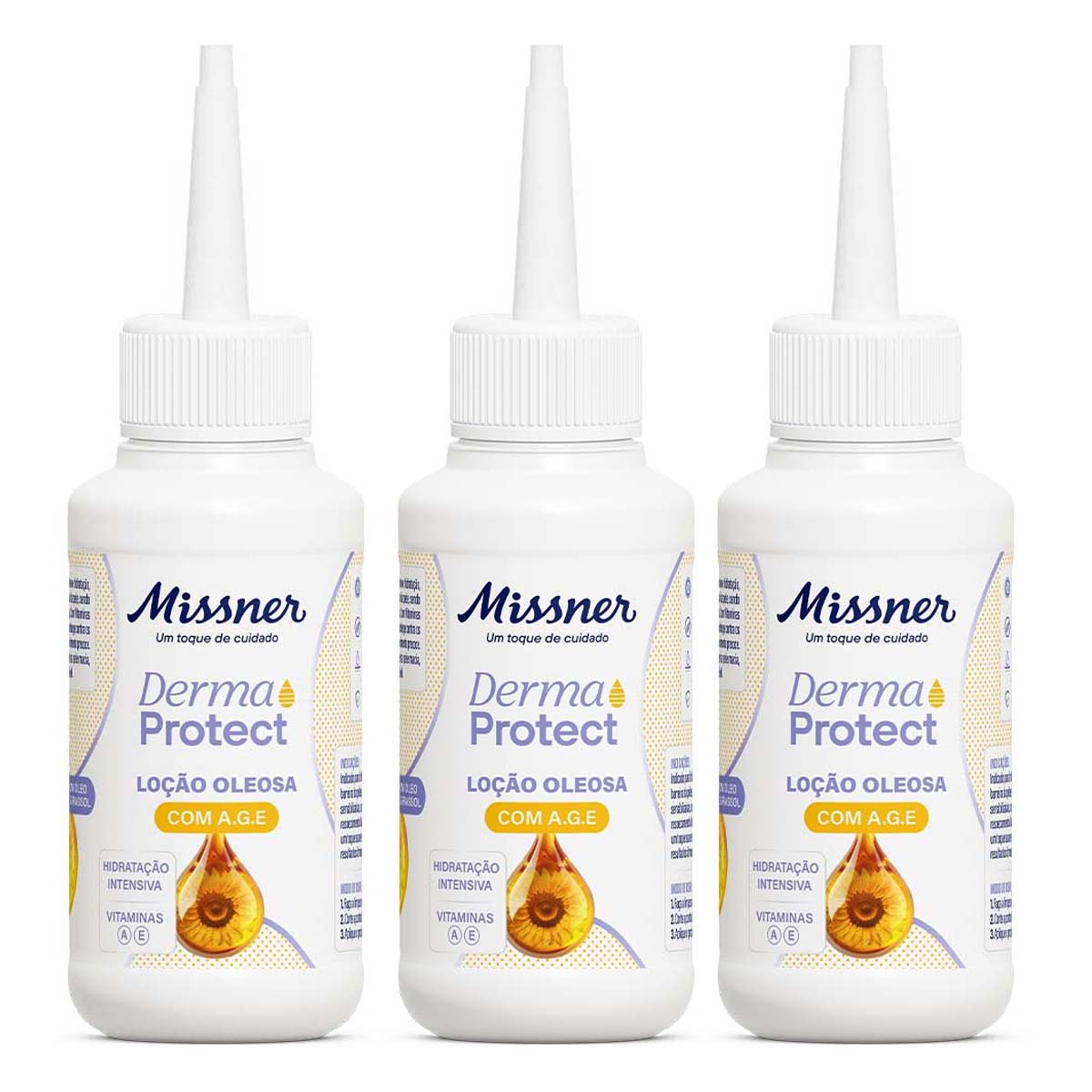 Loção Oleosa com AGE Derma Protect 100ml Missner 3und