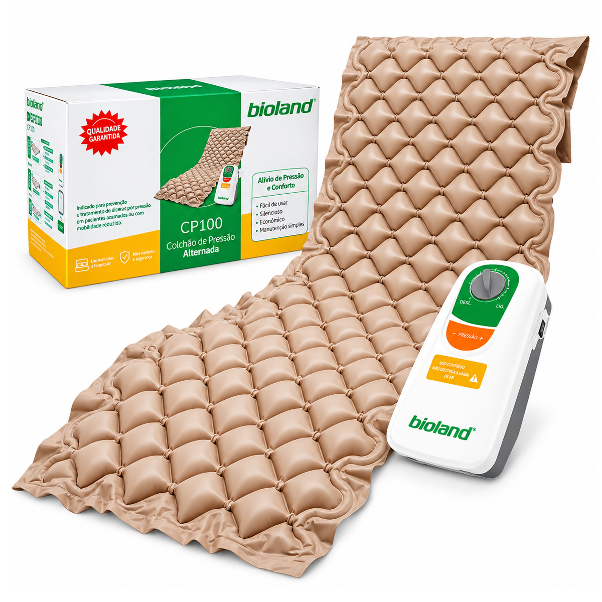 Colchão Pneumático de Pressão Alternada CP100 Bioland 220V