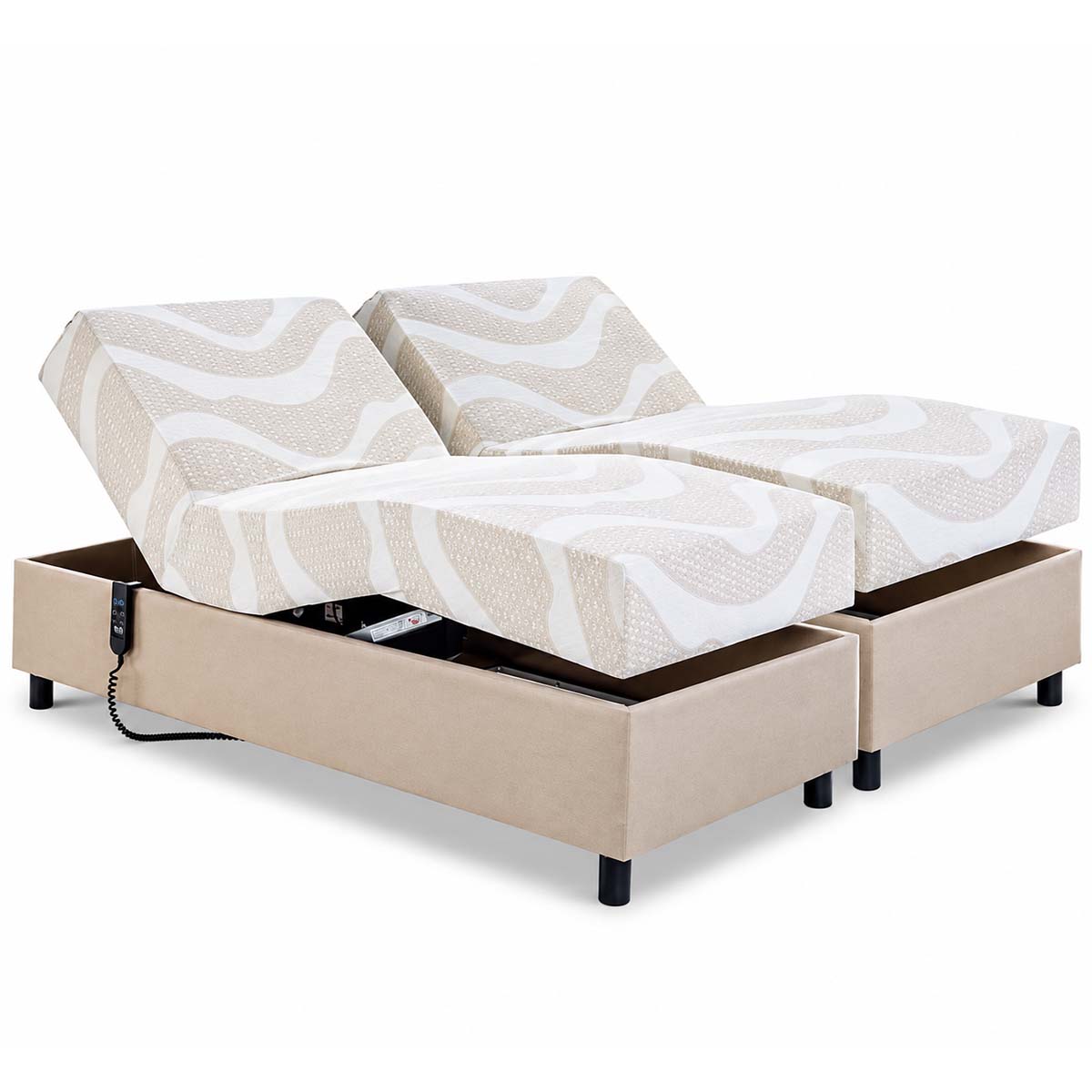 Cama Articulada Motorizada Casal Centauro com Colchão de Mola Pilati