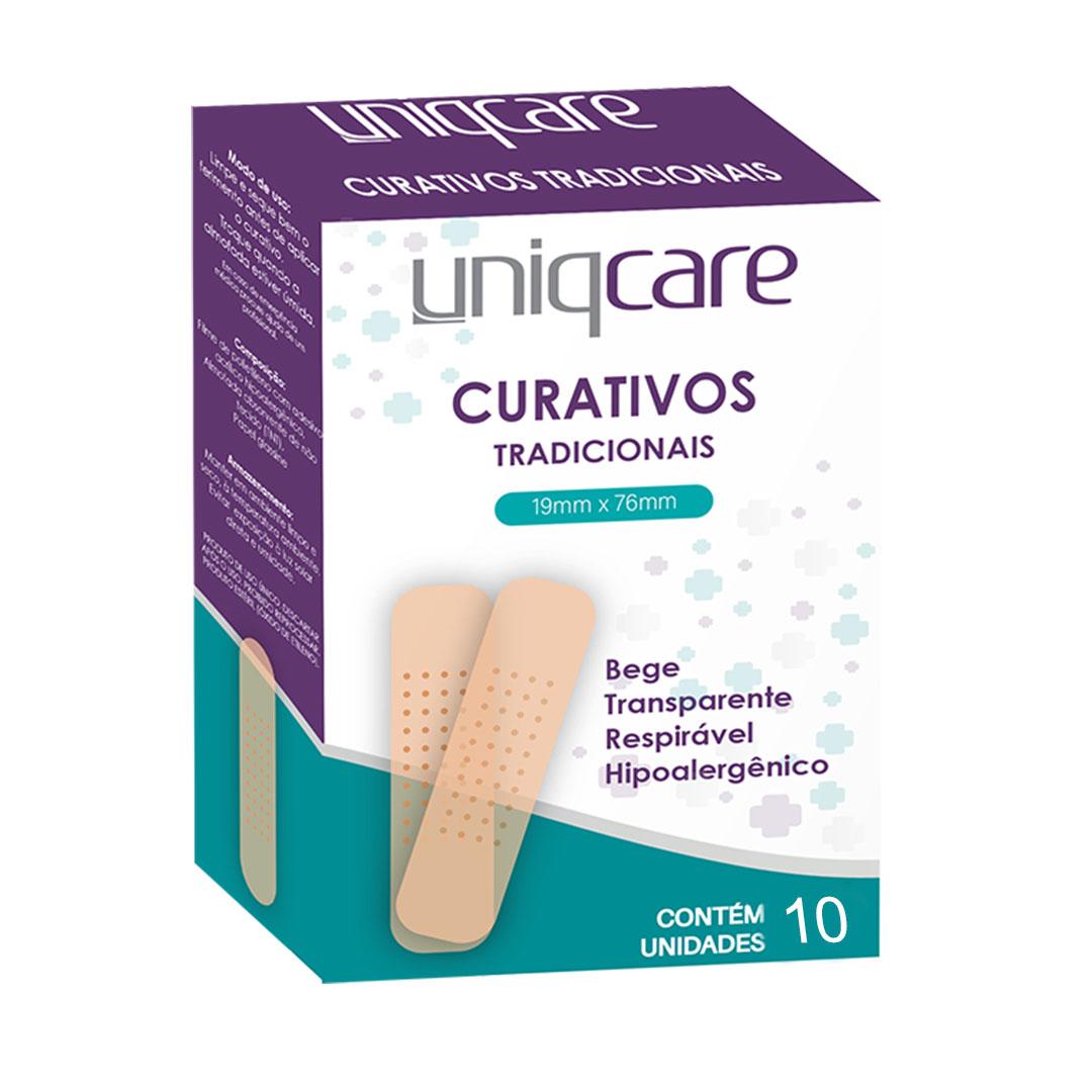 Curativo Tradicional Hipoalergenico 10 Unidades Uniqmed