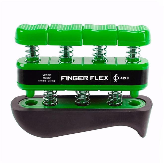 Exercitador de Mão Finger Carci Flex Verde-médio 