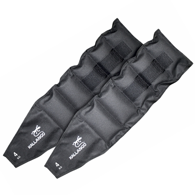 Caneleira Kallango Tradicional Nylon Preta 4kg Par