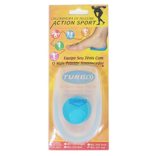 Calcanheira de Silicone Ortho Pauher Azul Action Sport