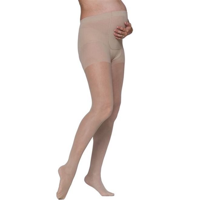 Meia Sigvaris Audace 15-20mmhg Meia Calça Materna/Gestante Ponteira Aberta 