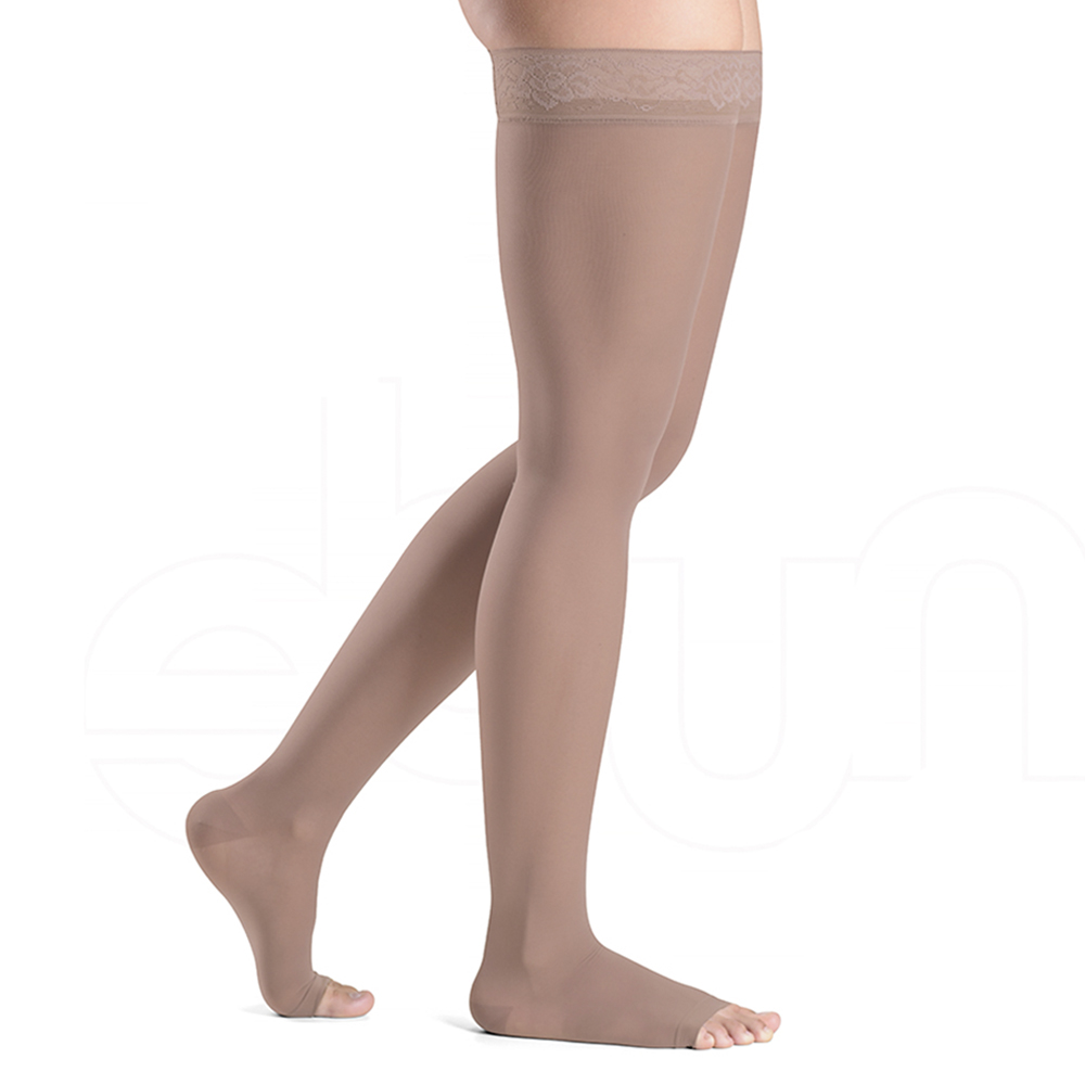Meia Sigvaris Ever Sheer 20-30mmhg Meia Coxa Ponteira Aberta 
