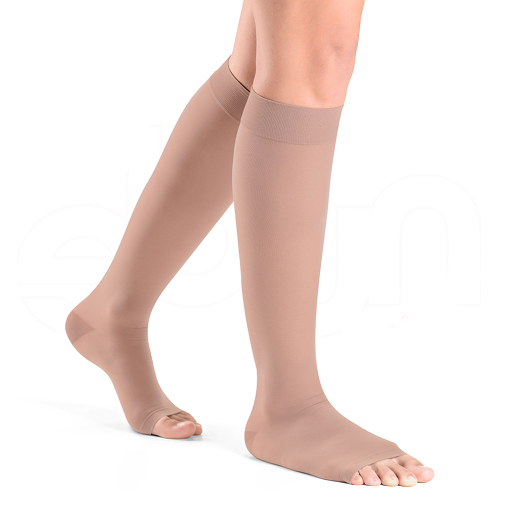 Meia Sigvaris Ever Sheer 20-30mmhg Panturrilha Ponteira Aberta 