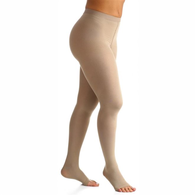Meia Sigvaris Comfort Premium 20-30mmhg Meia Calça Ponteira Aberta