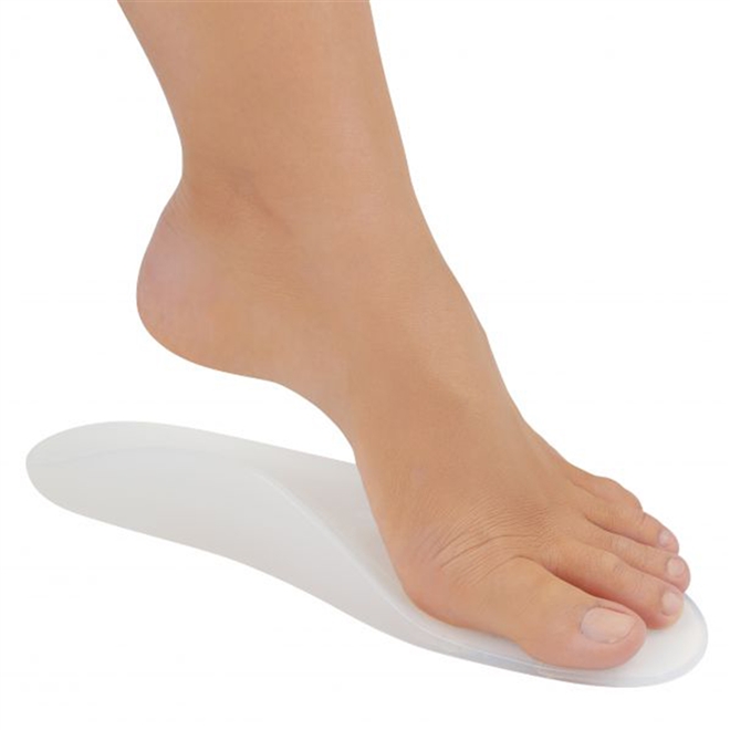 Palmilha de Silicone Ortho Pauher Siligel Com Arco Terapêutico Adulto 8000A
