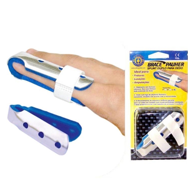 Splint Duplo Para Dedo Ortho Pauher Brace AC446