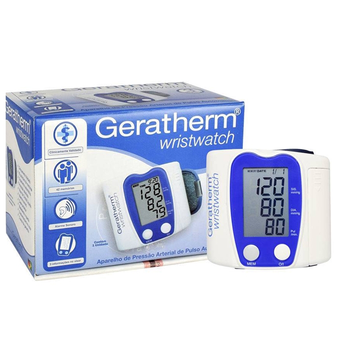 Aparelho de Pressão Digital Wristwath Geratherm
