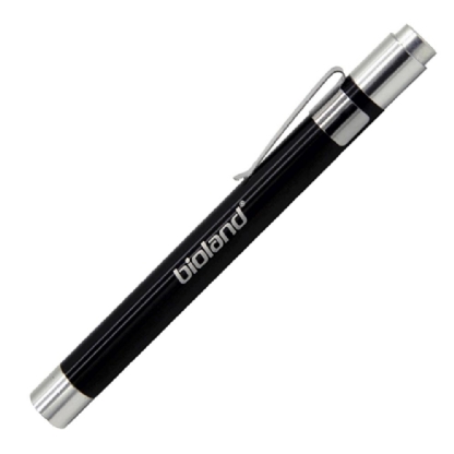 Lanterna Clínica Profissional Led Aluminio Preto Fosco Bioland LT200PRO