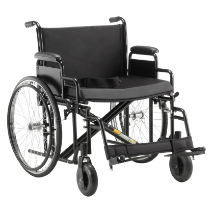 Cadeira de Rodas Obeso Dobrável D500 180kg 62cm Dellamed 