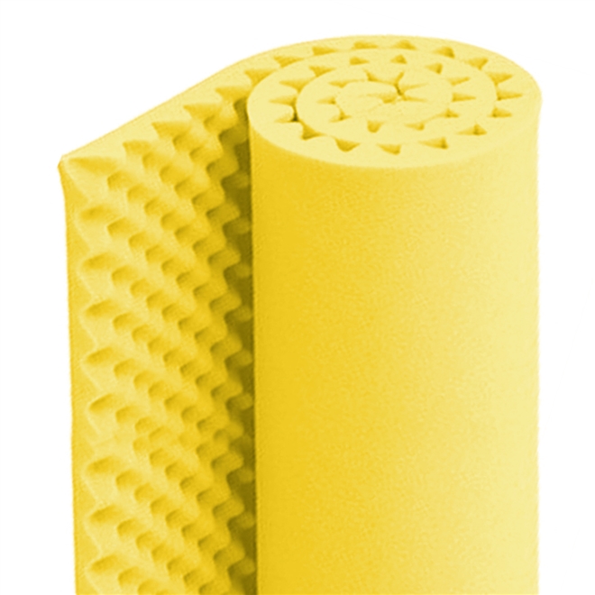 Colchão Piramidal Luck Stress D18 185x85x04cm Amarelo