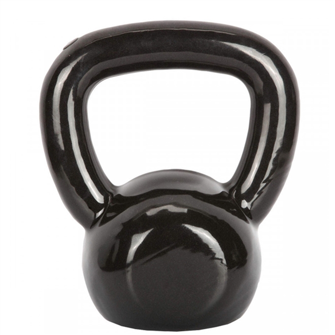 KettleBell Emborrachado Preto 8kg