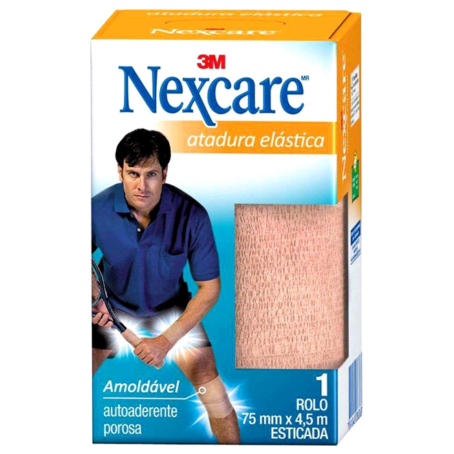 Atadura Elástica Nexcare 75mm x 4,5m