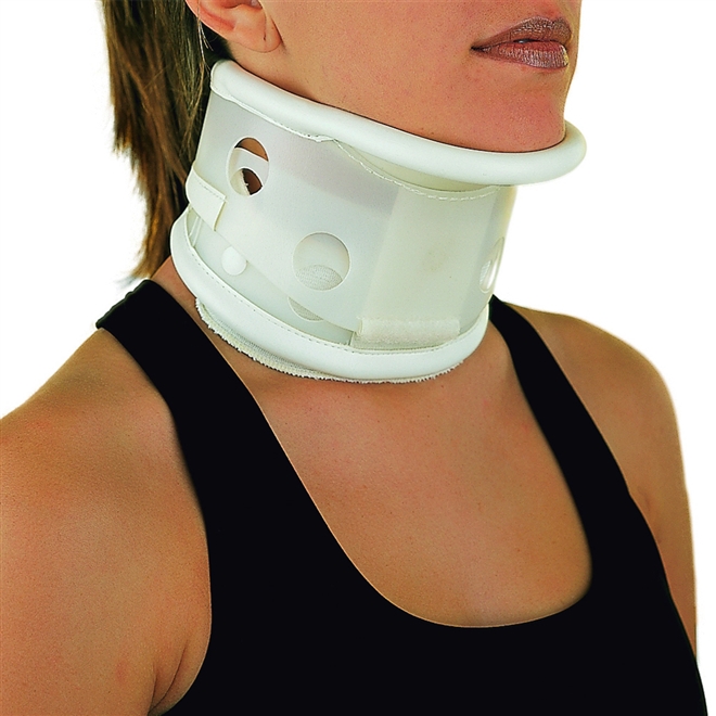 Colar Cervical Mercur Apoio Mentoniano Branco 