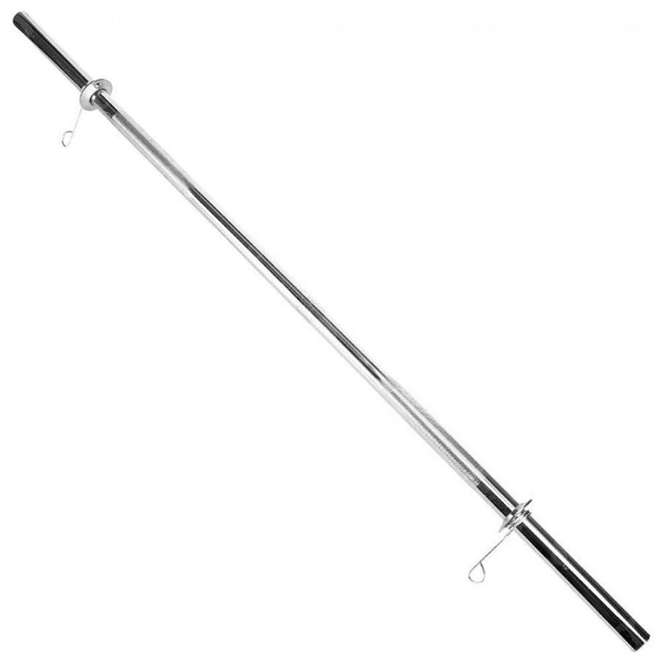 Barra Reta Cromada Maciça Zstorm 150cm Sem Presilha