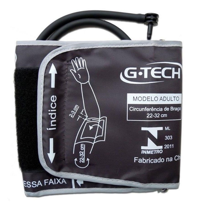 Braçadeira Adulto Aparelho de Pressao Digital de Braço 22-32cm LA250