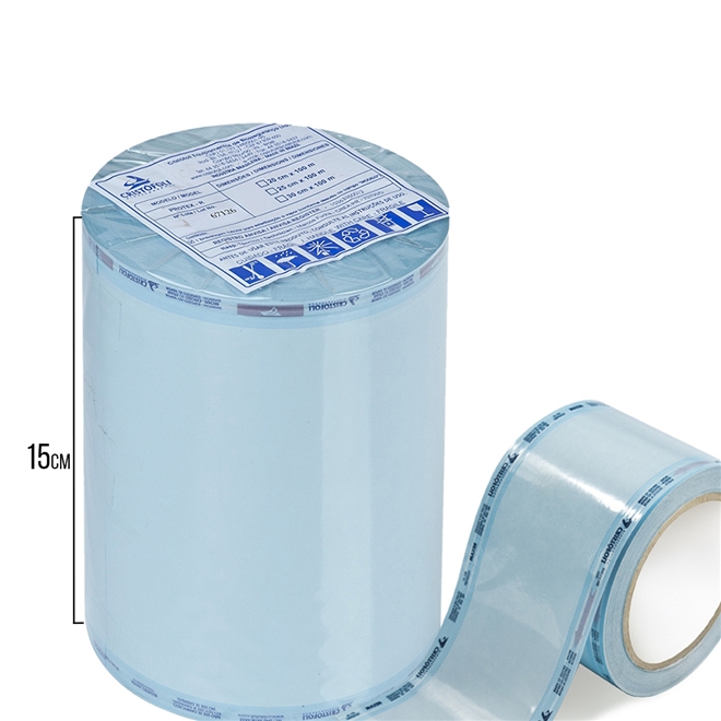 Papel para Esterelização Embalagem Tubular 15cmx100m PROTEX-R Cristofoli