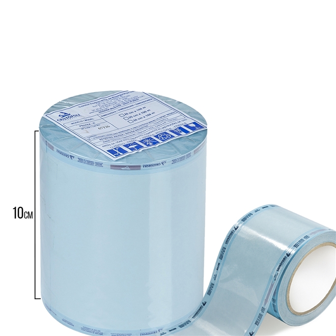 Papel para Esterilização Embalagem Tubular 10cmx100m PROTEX-R Cristofoli
