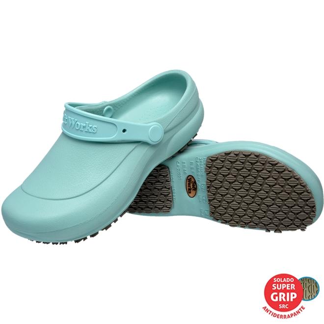Crocs Soft Works Babuch Antiderrapante  BB60 Verde Medicina