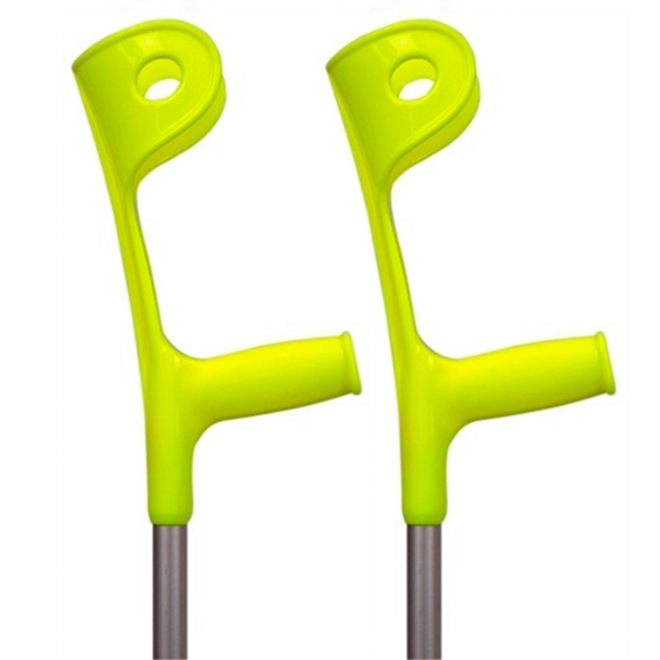 Muleta Canadense Sequencial Fixa 110kg 3/4 Par Amarelo 