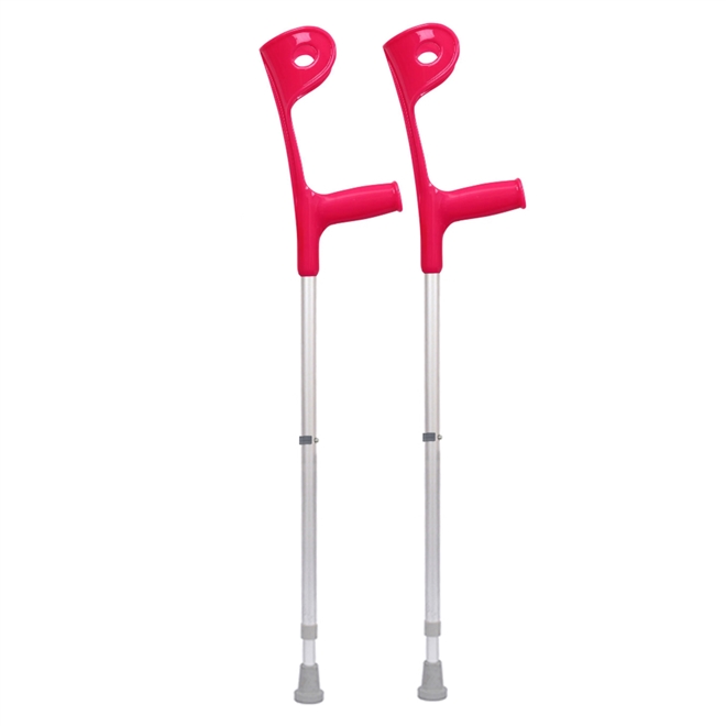 Muleta Canadense Sequencial Fixa 110kg 3/4 Par Rosa Pink