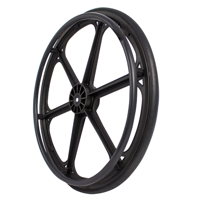 Roda Nylon Aro 24 Pneu Maciço