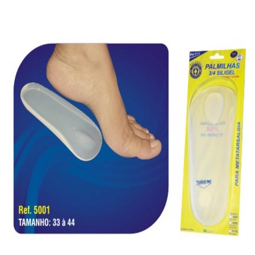 Palmilha Ortho Pauher 3/4 Siligel com Piloto Ref. 5001