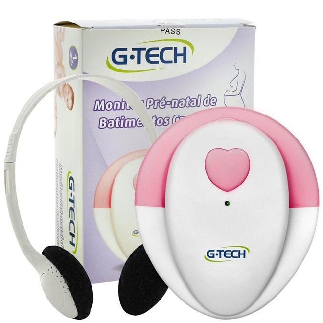 Detector Monitor Pré-Natal de Batimentos Cardíacos G-tech