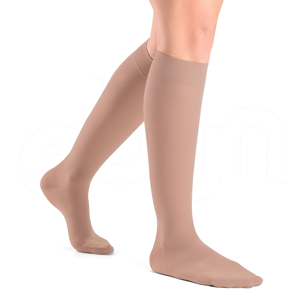 Meia Sigvaris Ever Sheer 20-30mmhg Panturrilha Ponteira Fechada