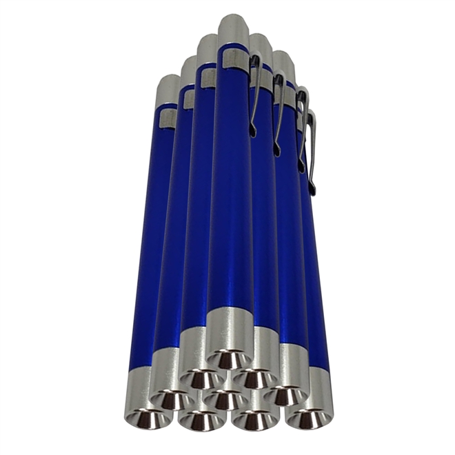 Lanterna Clinica de Bolso em Aluminio LED AK 10 Und Azul