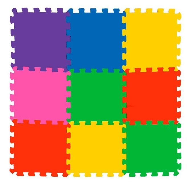 Tatame em EVA 100x100x01cm com Encaixe MB