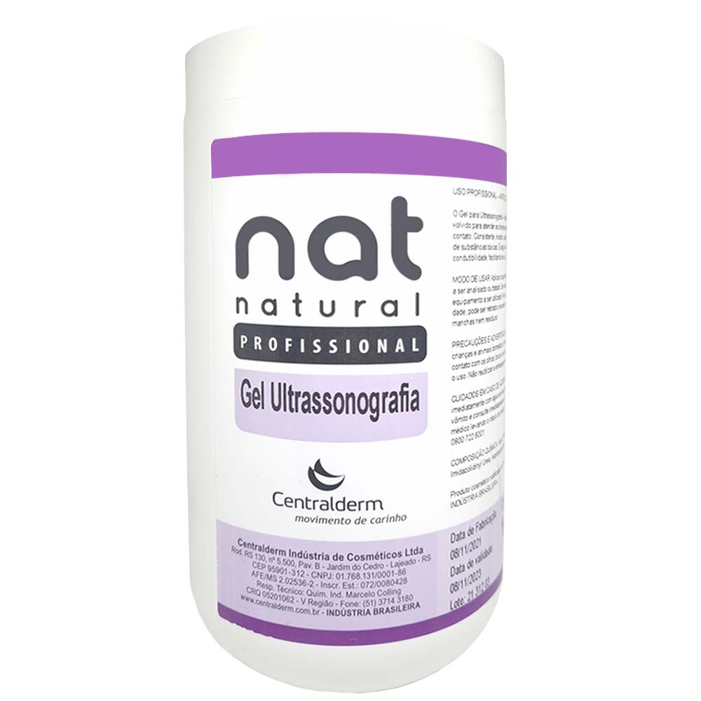 Gel Ultrassonografia 1kg Profissional Nat Natural