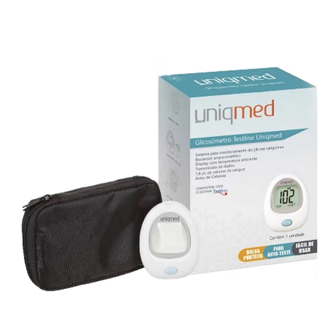 Medidor de Glicose Testline Uniqmed 