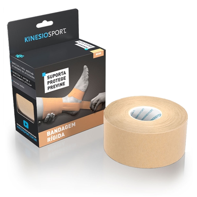 Bandagem Rigida KinesioSport Bege