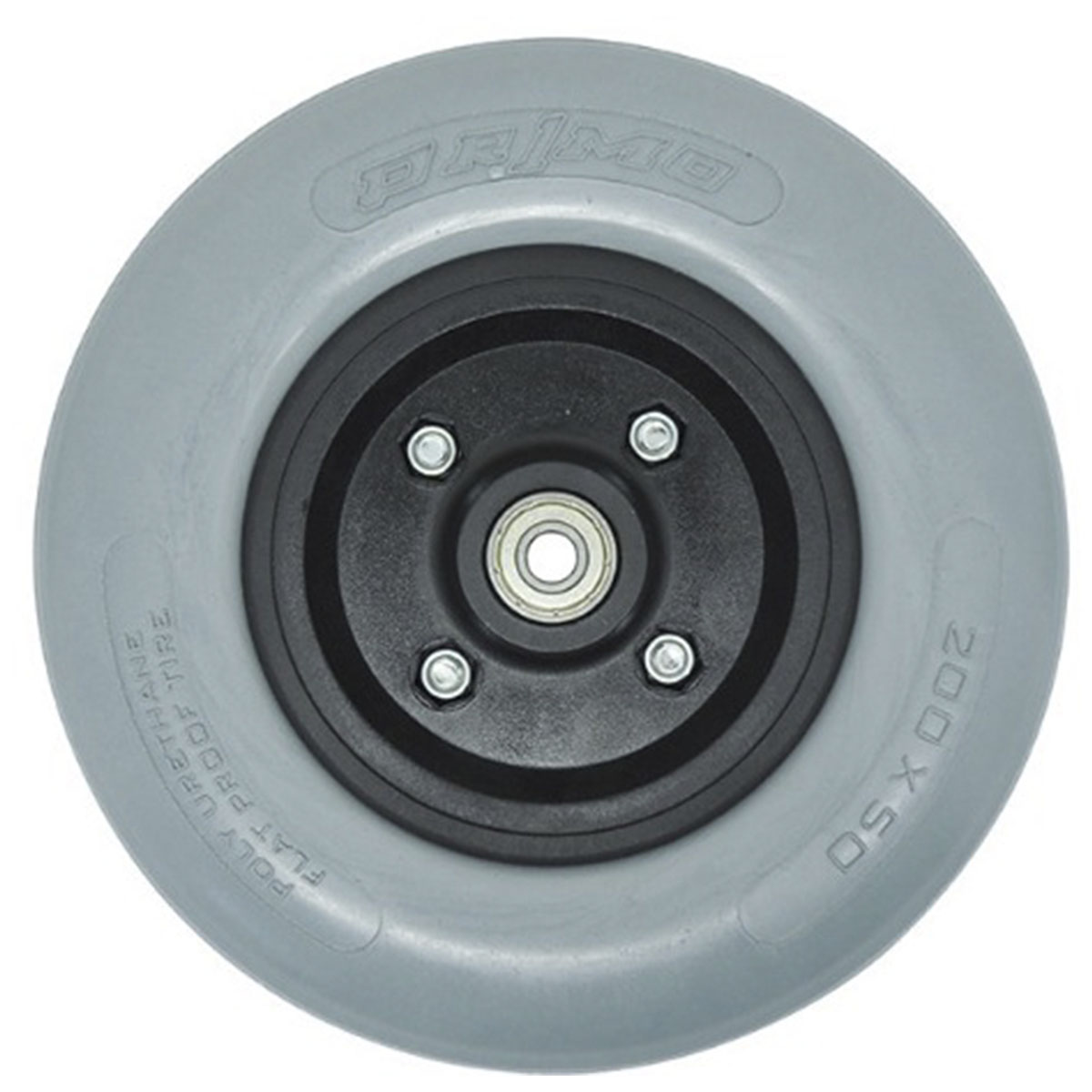 Roda Dianteira Maciça 200x50 para Cadeira de Rodas Primo
