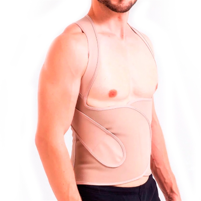 Corretor Postural Esbelt Bege Masculino 
