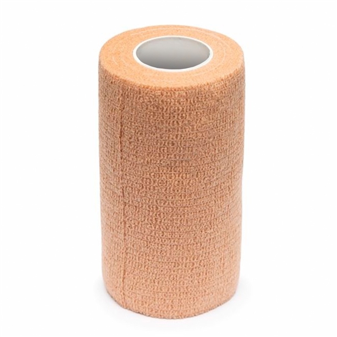 Atadura Faixa Elastica Autoaderente 10x450cm Bege Bioland