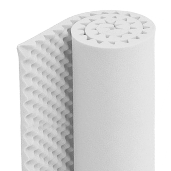 Colchão Piramidal Luck Stress D33 185x85x4cm Branco
