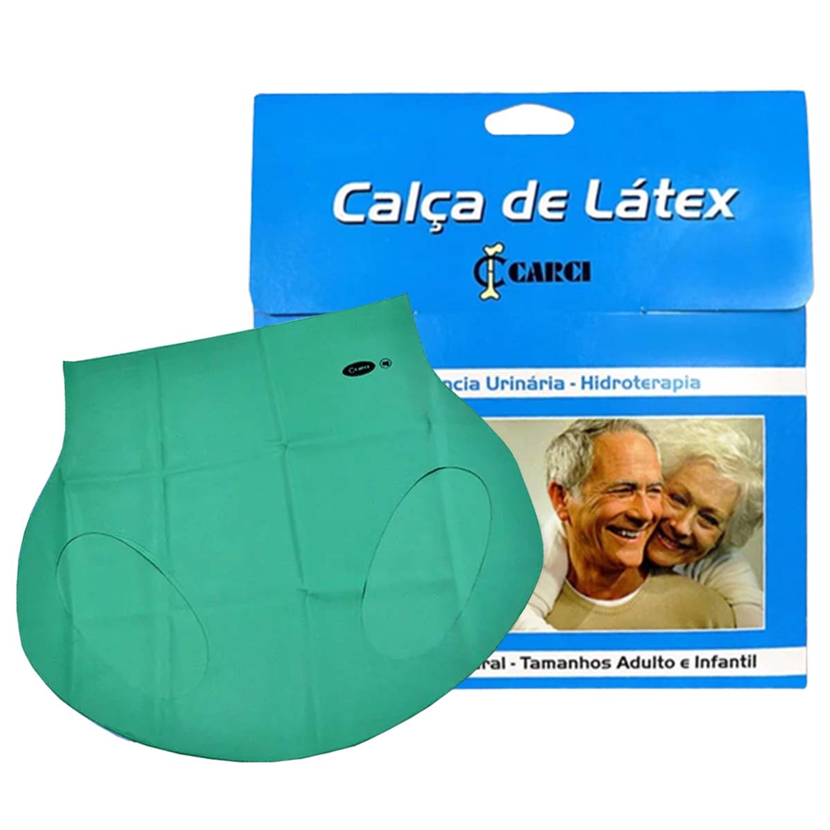 Calça de Látex Adulto Tamanho M Hidroginástica e Incontinência