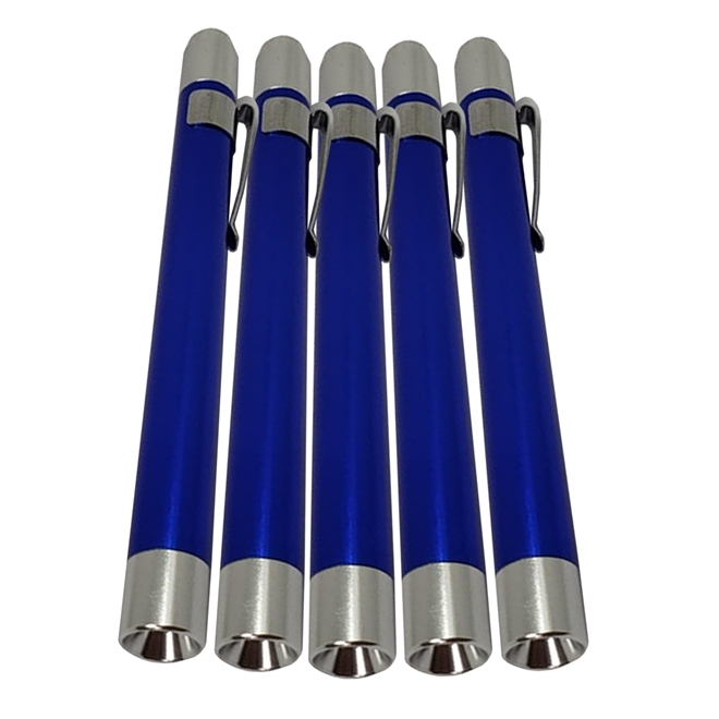 Lanterna Clinica de Bolso em Aluminio LED AK 5 Und Azul