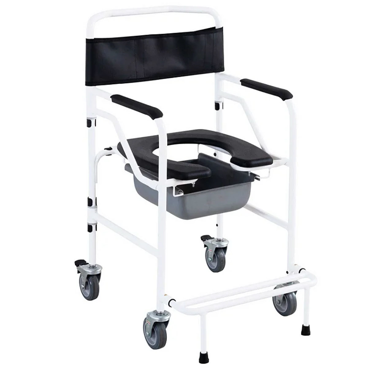 Cadeira de Banho Dobravel Ortobras BE 44cm com Comadre