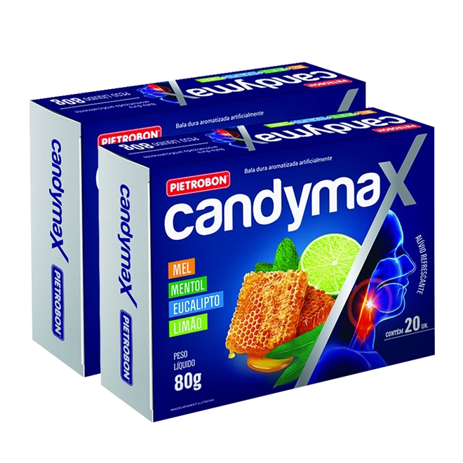 Bala Refrescante CandyMax Caixa 320g