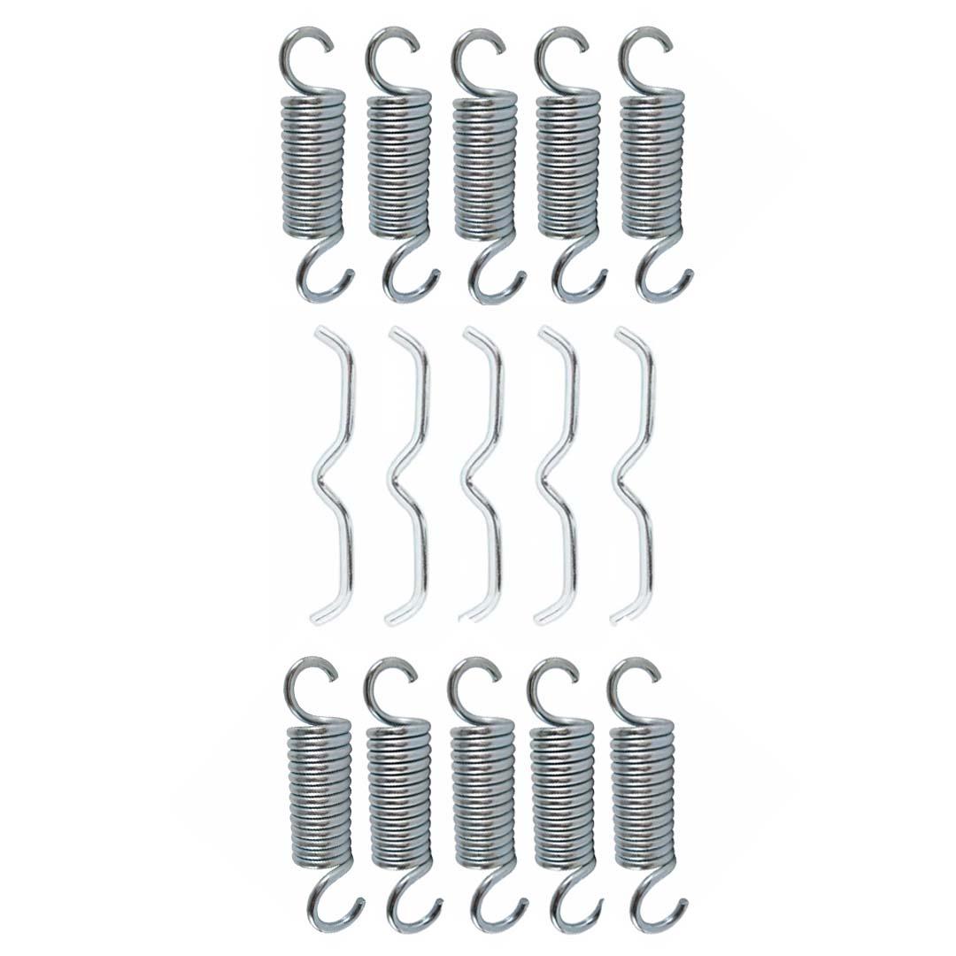 Kit com 10 Mola e 5 Ganchos para Jump