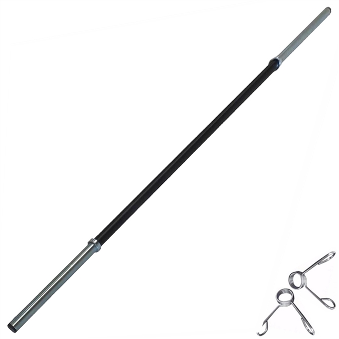 Barra Reta Tubular Zstorm 150cm Com Presilha