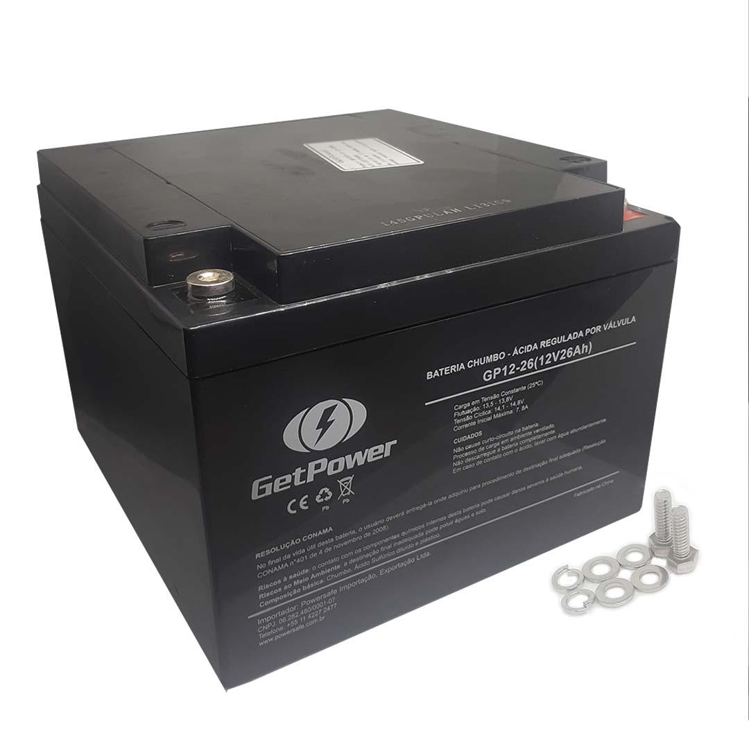 Bateria Selada para Cadeira de Rodas 12V 26Ah GetPower